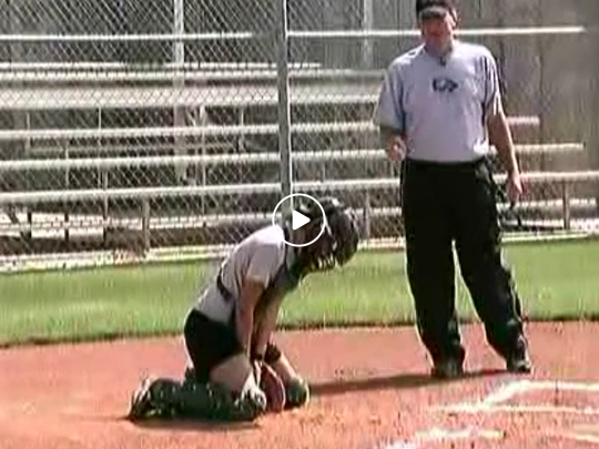 Catcher's Softball Workout